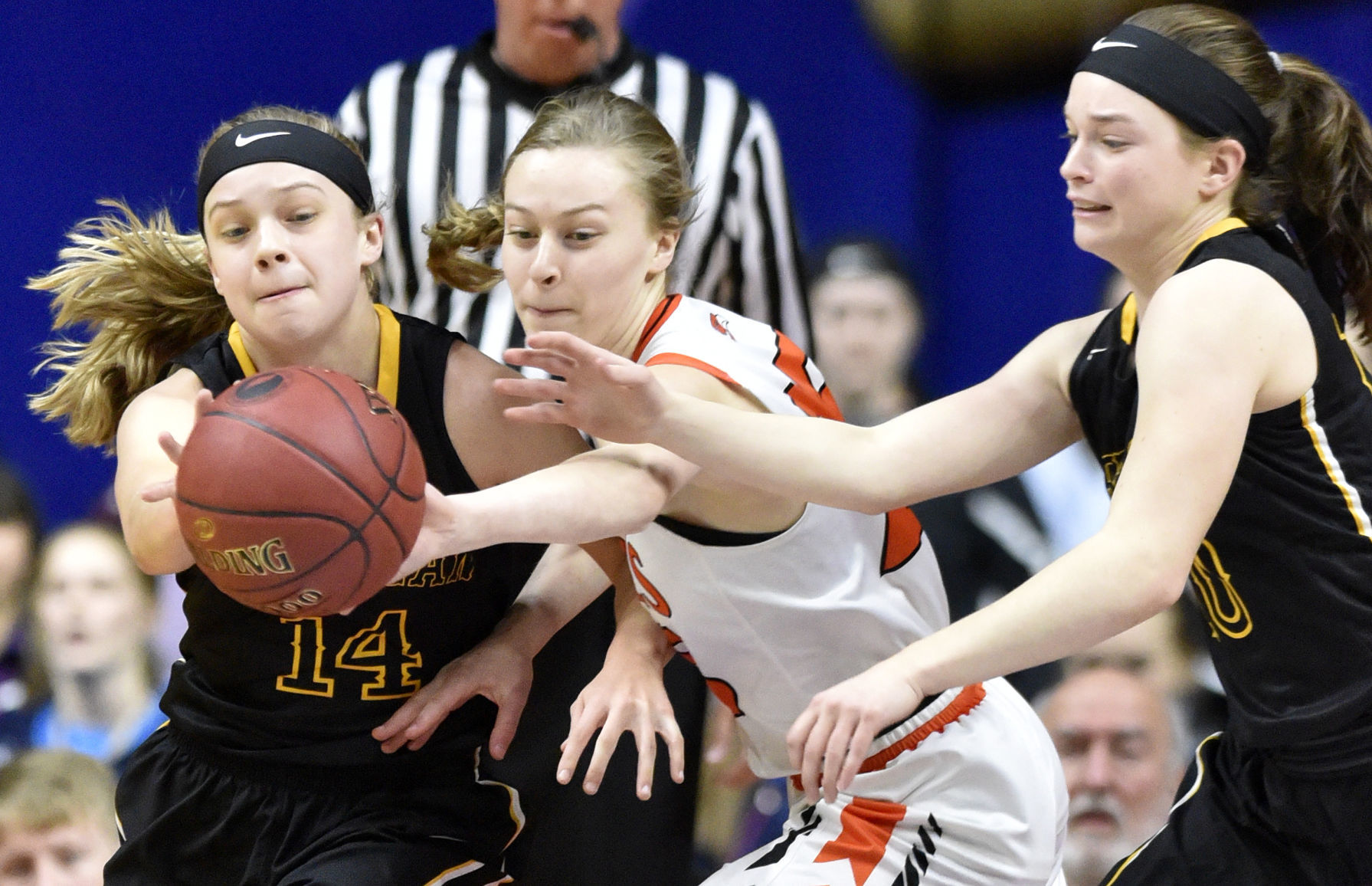 Bishop Garrigan vs Springville state basketball